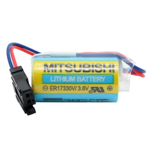 [5013] Pila Batería Mitsubishi Lithium MR-BAT ER17330V 3.6V 2000mAh Conector Negro W China