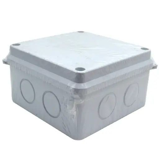 [5039] Caja De Conexiones De Plástico A Prueba De Humedad Radox 870-205 11cm x 11cm x 6.4cm Color Blanco