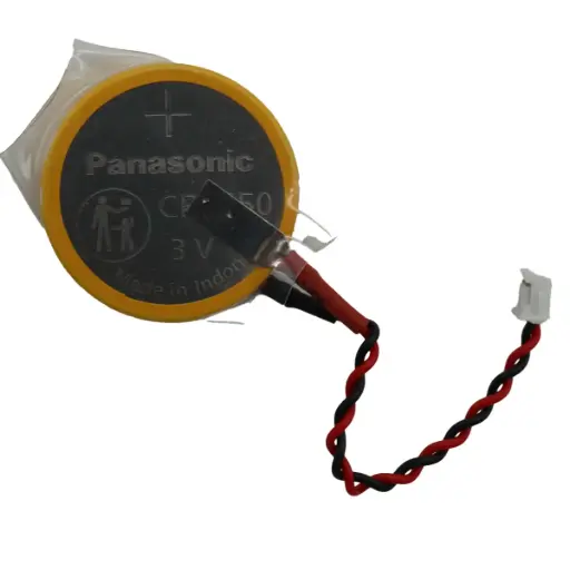 [5125] Pila Batería Panasonic 2450 CR2450 3V 220mAh Conector Blanco Pequeño