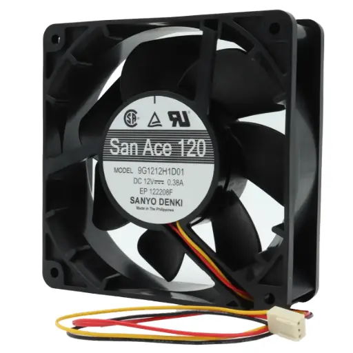 [5127] Ventilador Sanyo Denki SanAce120 9G1212H1D01 12V DC 0.38A 120mm x 120mm x 38mm 3 pines