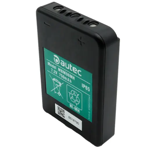 [5138] Pila Batería autec MBM06MH 7.2V 750mAh Recargable NI-MH IP65