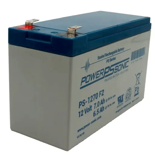 [5153] Pila Batería PowerSonic  PS-1270 F2 12V 7.0AH Recargable No-Break Respaldo