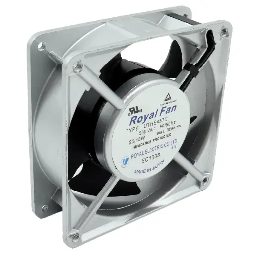 [5186] Ventilador Royal Fan UTHS457C 230V AC 20/18W 0.08A 120mm x 120mm x 38mm 