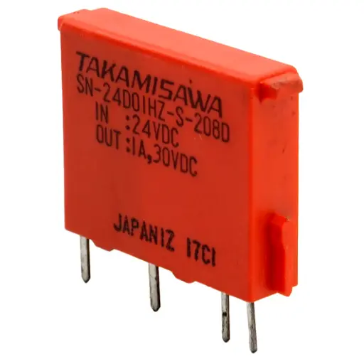 [5264] Relevador Relé Relay Takamisawa SN-24D01HZ-S-208D 24V DC Estado Sólido SSR