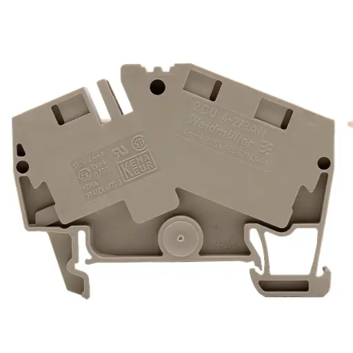 [5280] Clema de Paso Borne Conexión Directa Weidmüller ZDU 4-2/3AN 4 mm² 800V 32A
