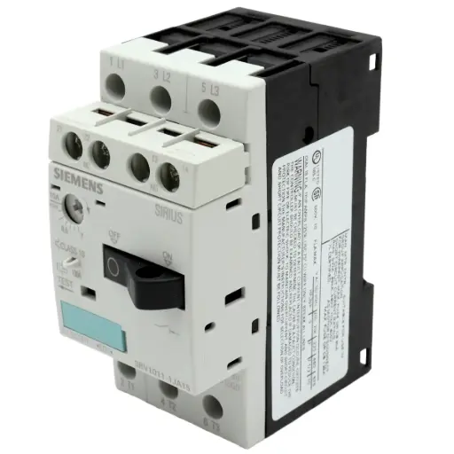 [5291] Switch Contactor Interruptor Guardamotor Siemens 3RV1011-1JA15 10A 1 NA + 1 NC Para Motor