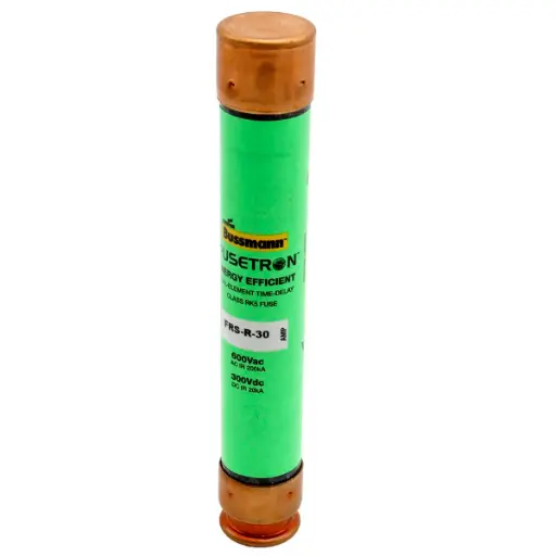 [5296] Fusible Eaton Bussman Fusetron FRS-R-30 600V AC 300V DC 30A Clase RK5 Con Retardo