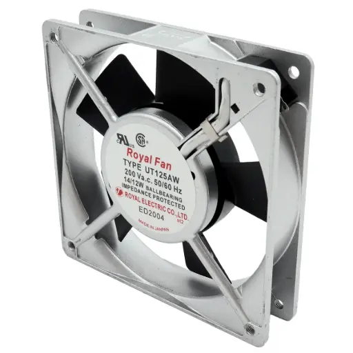 [5297] Ventilador Royal Fan UT125AW 200V AC 14/12W 120 x 120 x 26 mm 2 Pines