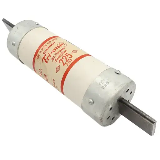 [5334] Fusible Ferraz-Shawmut Tri-onic TRS225 225A 600V AC Con Retardo Sin Gancho