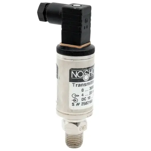 [5337] Transmisor de Presión NOSHOK 100.3000.1.1.2.7 100-3000-1-1-2-7 10030001127 0-3000psi 4-20mA 10-30V DC  NPT Macho Conector Din