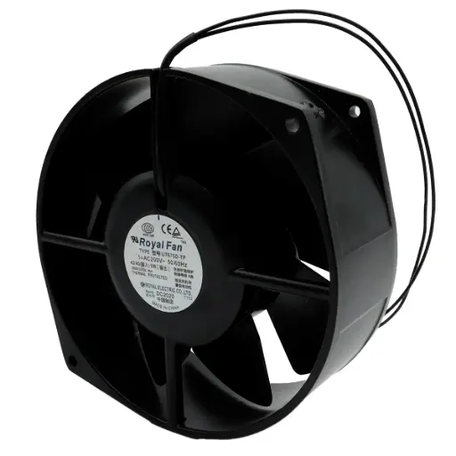 [5369] Ventilador Royal Fan UT675D-TP 200V AC 50/60Hz 9W 150 mm x 150 mm x 56 mm 2 Cables Sin Conector