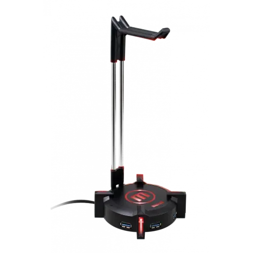 [5420] Soporte Audífonos Gamer Maxell Samurai Series HUB USB 4 Puertos
