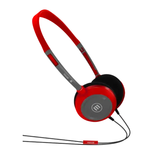 [5434] Audífonos Auriculares Maxell Ultra Livianos HP-200 On-ear Almohadillas de Espuma Con Micrófono