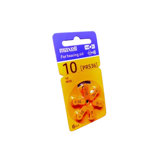 [5461] 6x Pila Batería Maxell PR536 1.45V Tipo Botón Litio