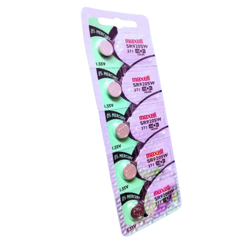 [5466] 5x Pila Batería Maxell SR920SW 1.55V 45mAh Tipo Botón Litio
