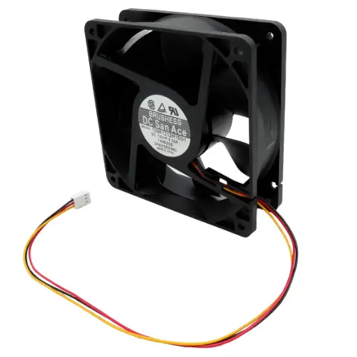 [5607] Ventilador Sanyo Denki DC SanAce 109R1212H1D01 12V DC 0.52A 0.24W 120 mm x 120 mm x 39 mm Conector Blanco 3 Cables 3 Pines