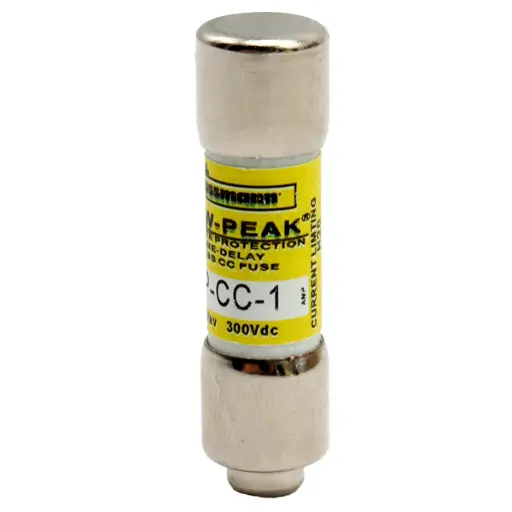 [5619] Fusible Cerámico Cooper Bussman Low-Peak LP-CC-1 600V AC 300V DC 1A