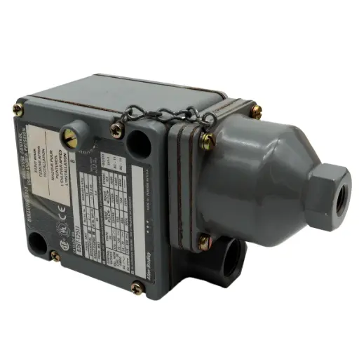 [5625] Switch Interruptor Controlador de Presión Allen Bradley Bulletin 836T 836T-T251J 120V AC - 600V AC 115V DC -600V DC 30hg de Vacío Tipo T