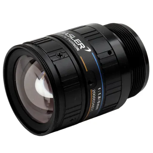 [5663] Lente Foco Fijo Basler Lens C125-0618-5M Foco 6mm F1.8 - F1.22 C-mount