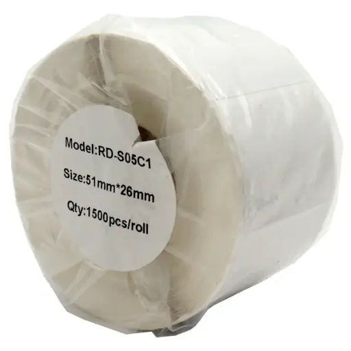 [5683] Reemplazo Rollo Etiquetas Papel Brother RD-S05J1 Precortadas Para TD-4000/4100N