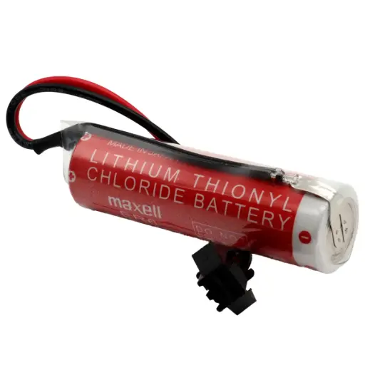 [5702] Pila Batería Maxell ER6 3.6V 2000mAh Conector Negro Arpón PLC