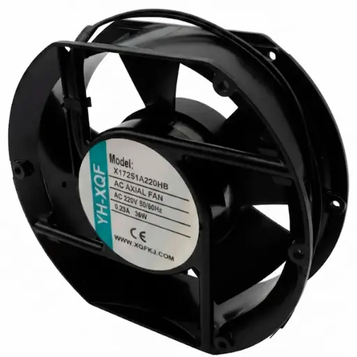 [5739] Ventilador YH-XQF X17251A220HB 220V AC 0.23A 36W 150 mm x 150 mm x 52 mm 2 Cables