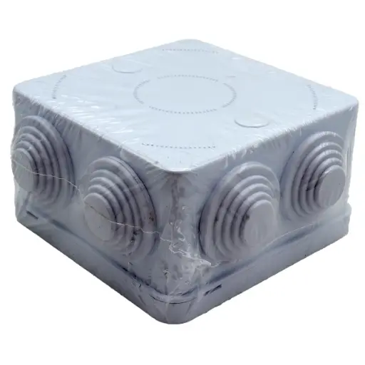 [5767] Caja De Conexiones De Plástico A Prueba De Agua Y Polvo LinkedPro LP-WBX-80 8cm x 8cm x 5cm Color Blanco