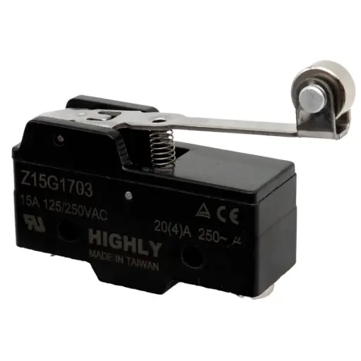 [5774] Micro Switch Limit Switch Límite Fin De Carrera Highly Z15G1703 Palanca Larga 15A 125/250VAC