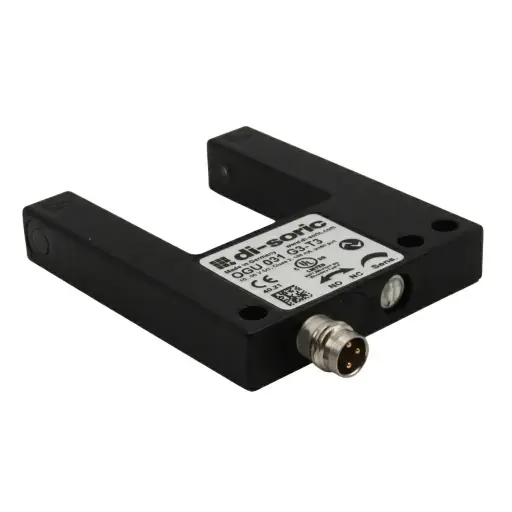 [5804] Sensor Fotoeléctrico Barrera de Luz Tenedor Di-Soric OGU 031 G3-T3 10 - 30V DC 100mA 30mm