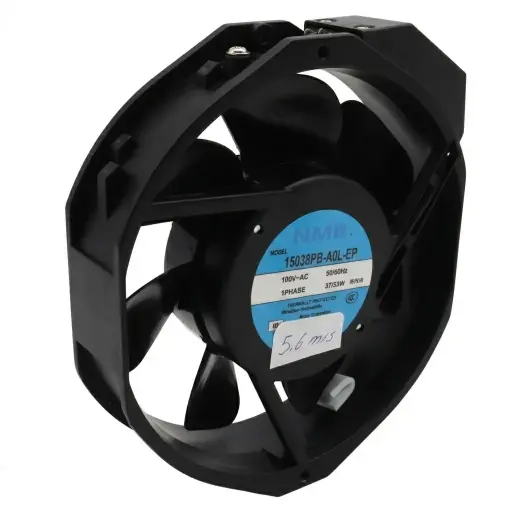 [5812] Ventilador NMB 15038PB-A0L-EP 00 100V AC 50/60Hz 37/33W 150 mm x 150 mm x 40 mm 2 Pines 7 Aspas Redondeadas